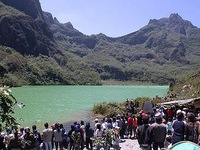 Ritual Larung sesaji gk kelud 